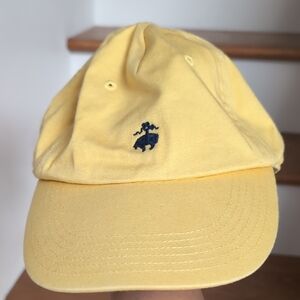 NWT Vintage Brooks Brothers Canvas Cap, S/M, Yellow